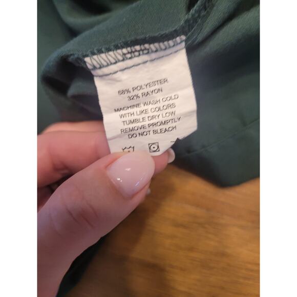 VTG Hilton Retro Monterey Bowling Shirt Men’s XL Green Black Two-Tone Rockabilly - Picture 7 of 8